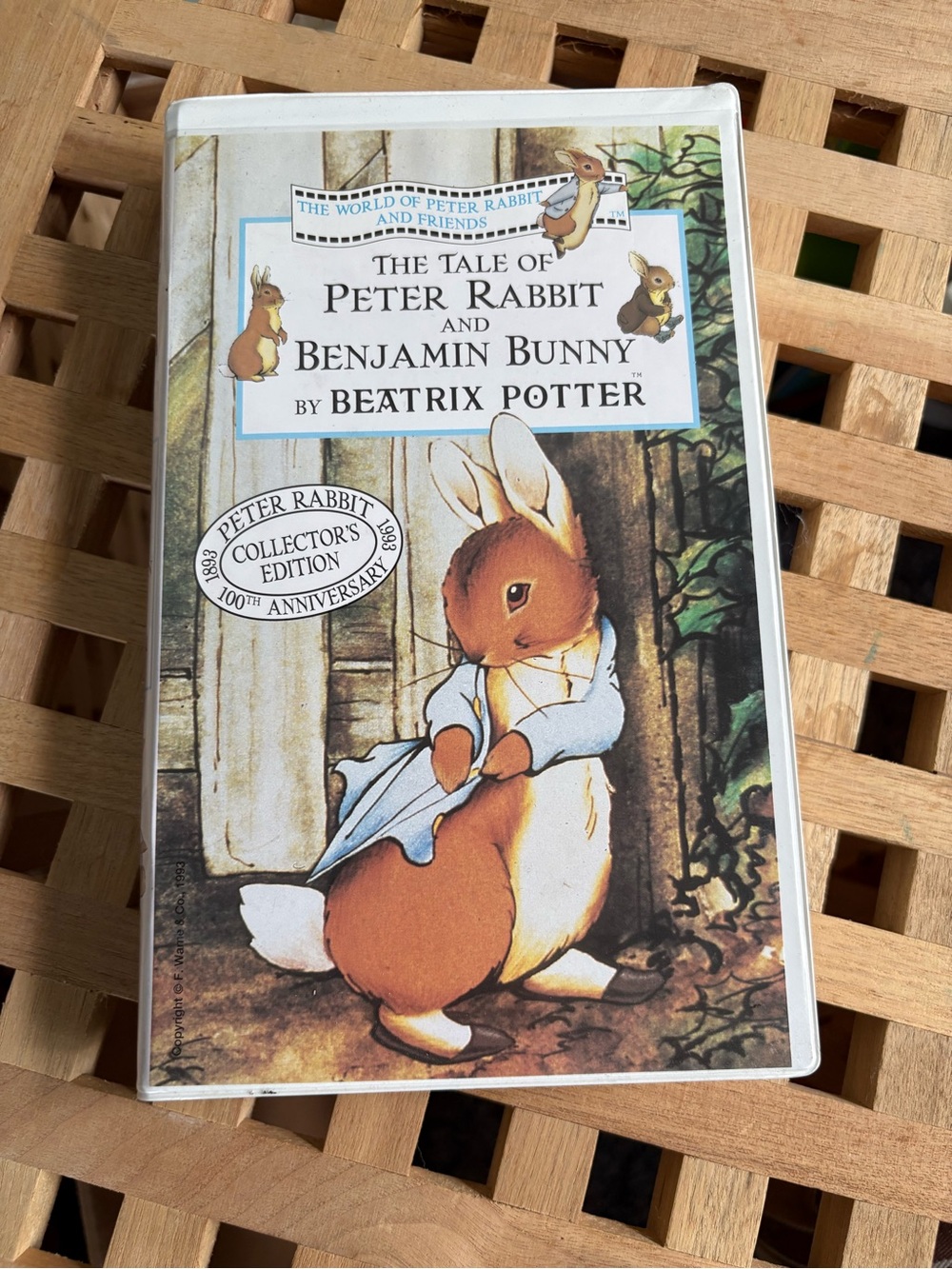 Vintage Beatrix Potter The Tale of Peter Rabbit and Benjamin Bunny VHS movie